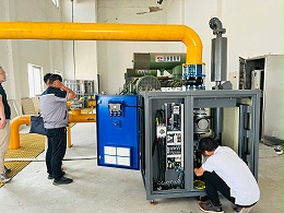 韩国南元拓博空气悬浮鼓风机到货现场-浙江丽水